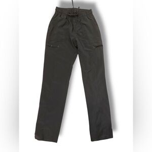 ScrubStar Performance Drawstring Yoga Scrub Pants Women’s Small in Pewter Grey